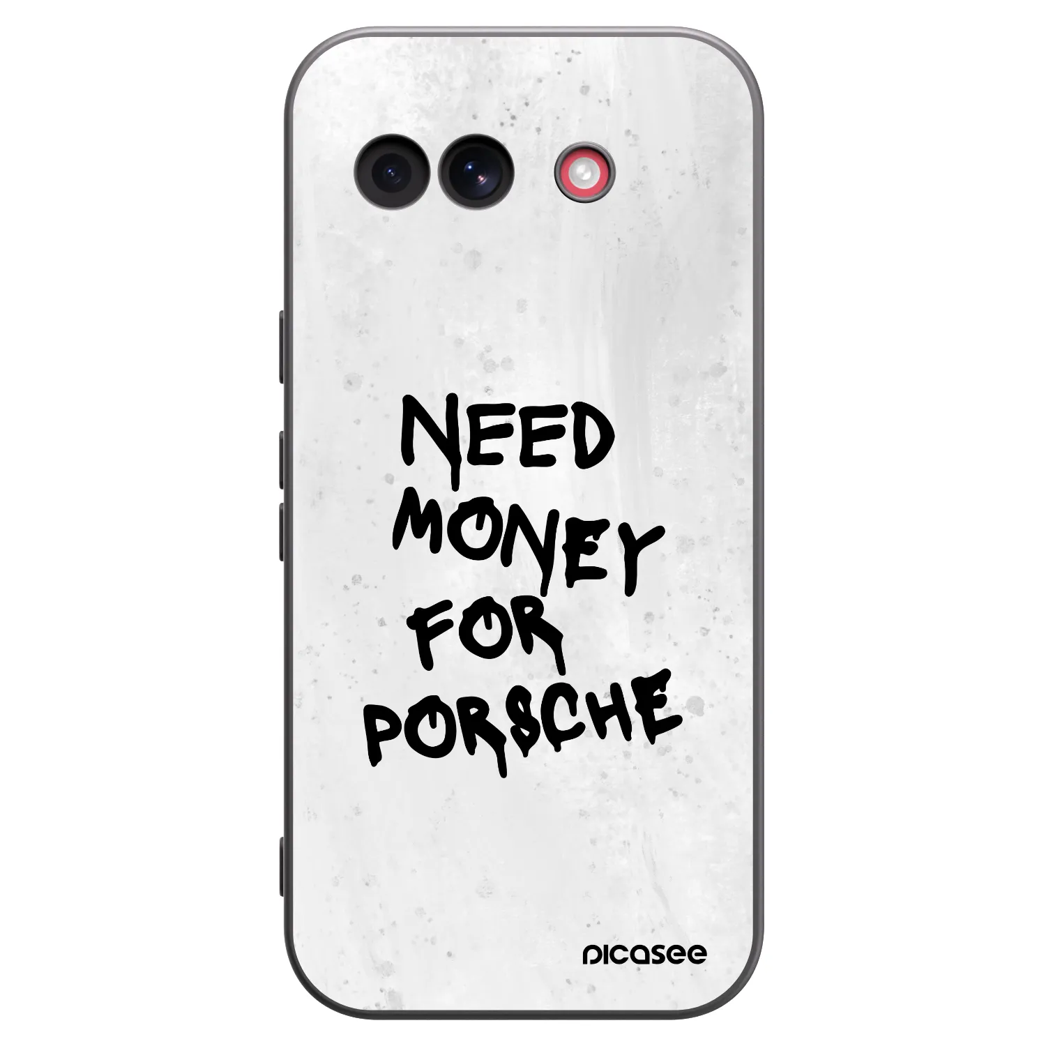 Picasee silikonski črni ovitek za Google Pixel 10a - White Dollar