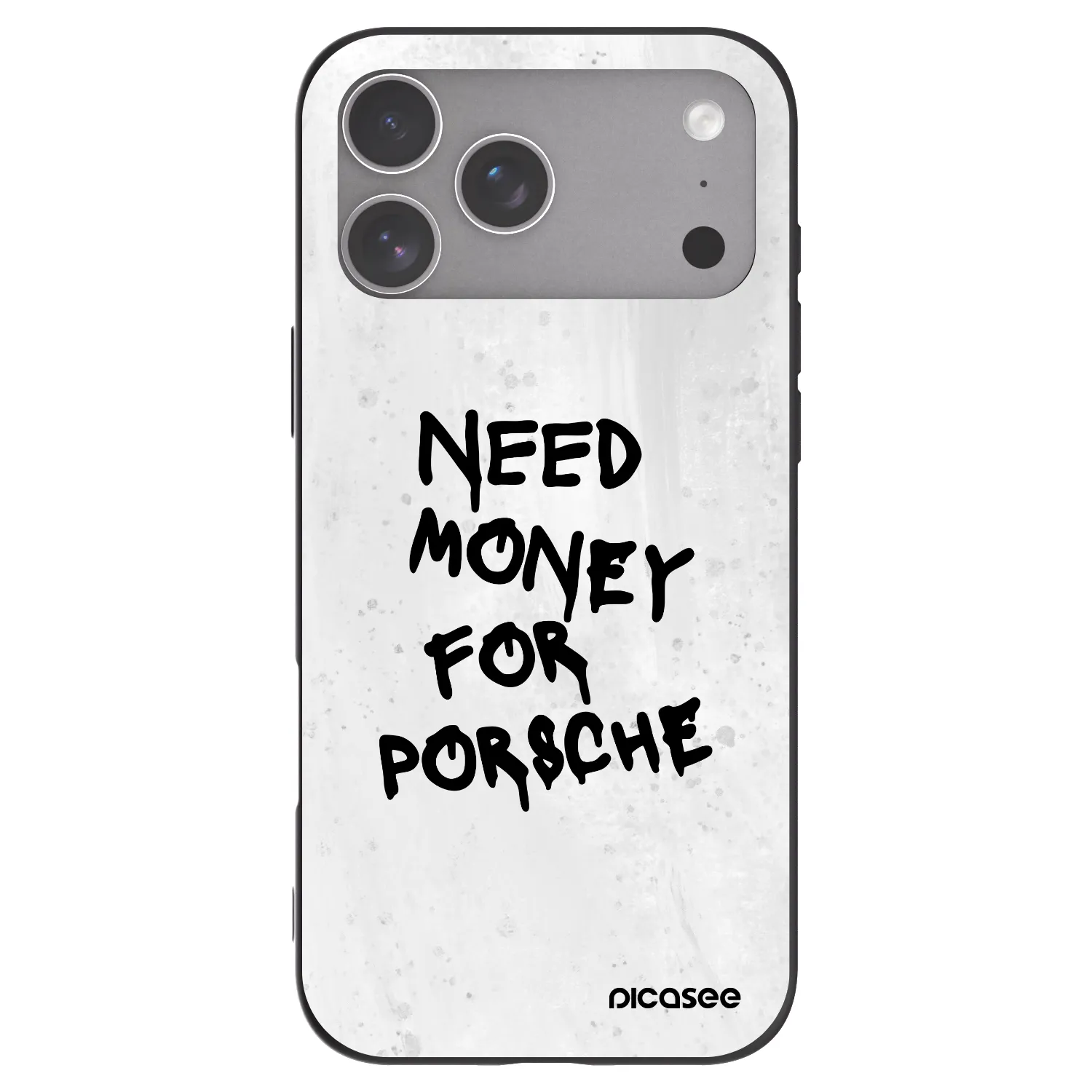 Picasee silikonski črni ovitek za Apple iPhone 18 Pro Max - White Dollar