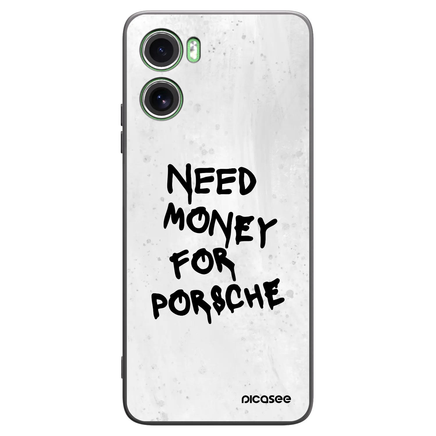 Picasee silikonski črni ovitek za Motorola Moto G06 - White Dollar