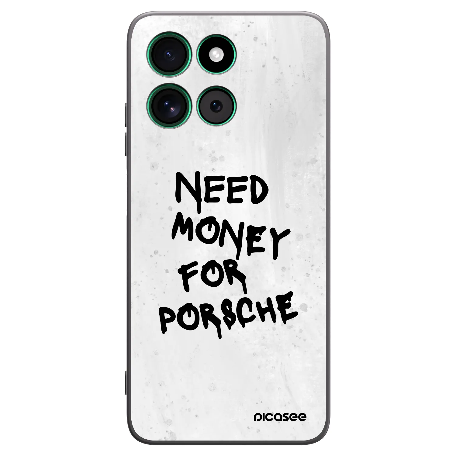 Picasee silikonski črni ovitek za Motorola Moto G57 Power - White Dollar