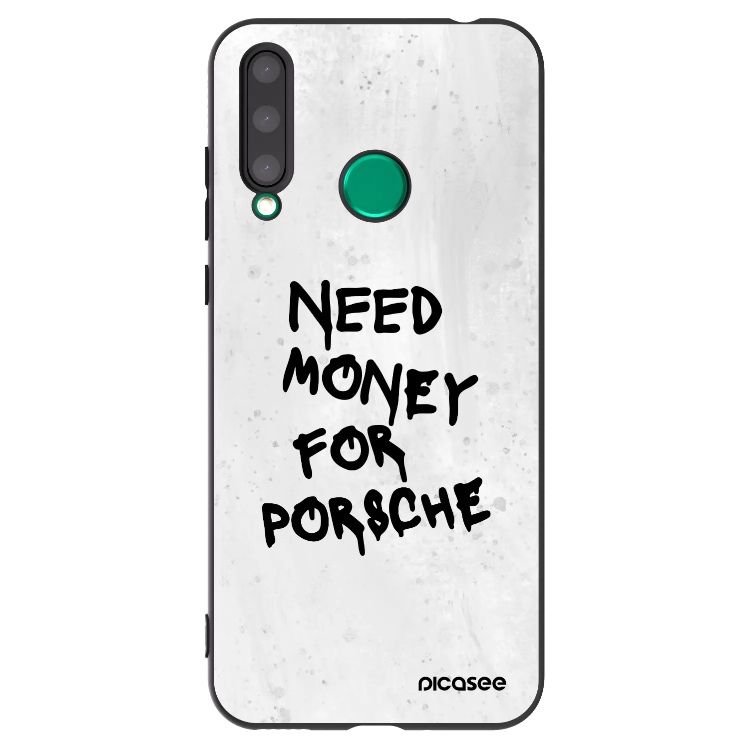 Picasee silikonski črni ovitek za Honor 20 Lite - White Dollar