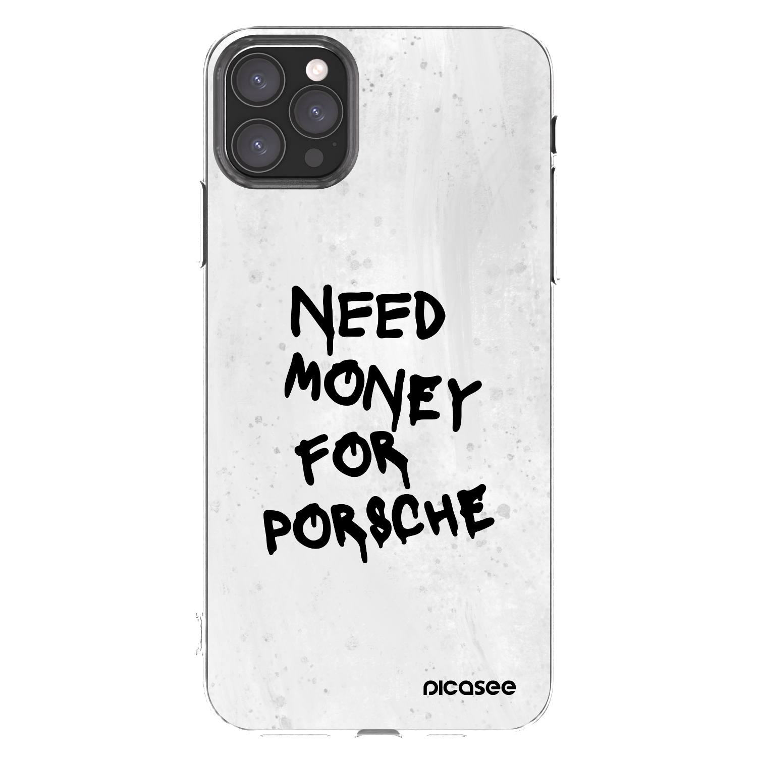 Picasee silikonski prozorni ovitek za Apple iPhone 11 Pro Max - White Dollar