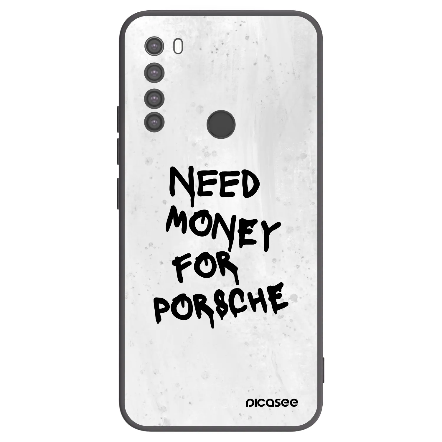 Picasee silikonski črni ovitek za Xiaomi Redmi Note 8 - White Dollar
