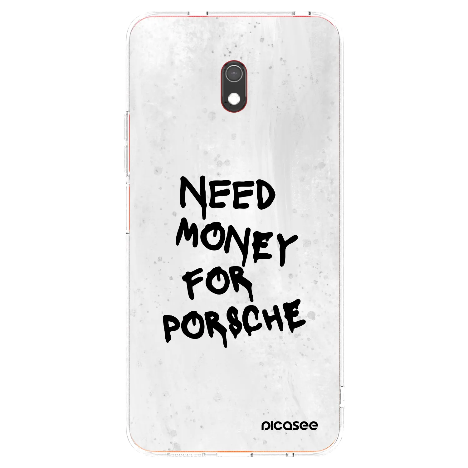 Picasee silikonski prozorni ovitek za Xiaomi Redmi 8A - White Dollar