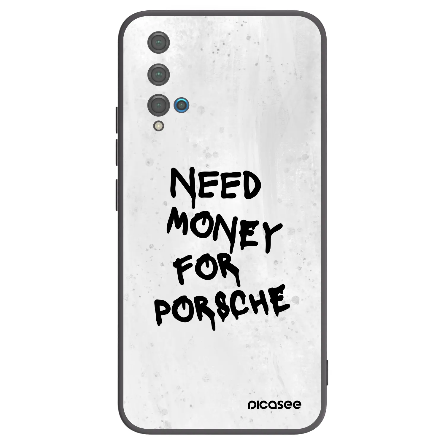 Picasee silikonski črni ovitek za Huawei Nova 5T - White Dollar