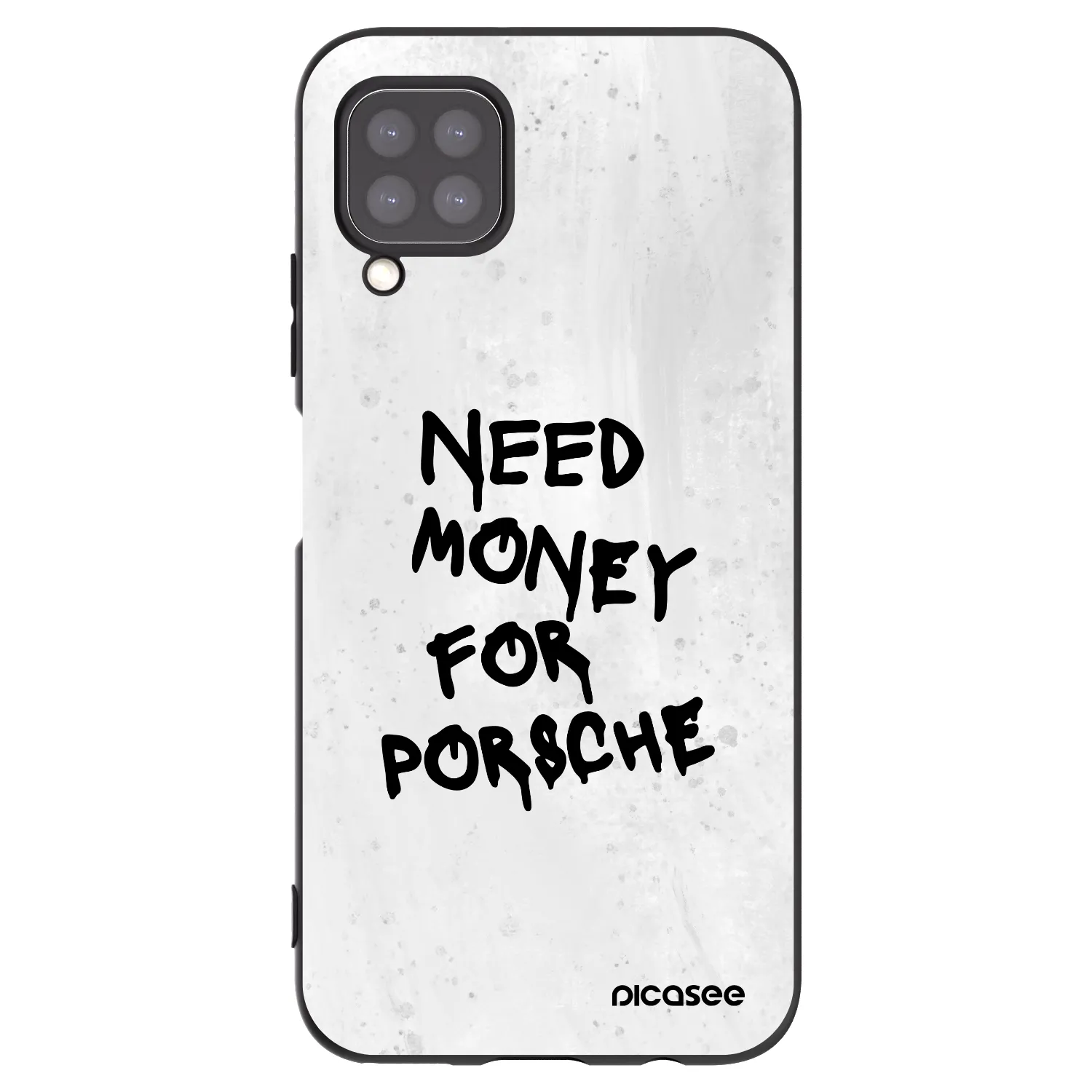 Picasee silikonski črni ovitek za Huawei P40 Lite - White Dollar