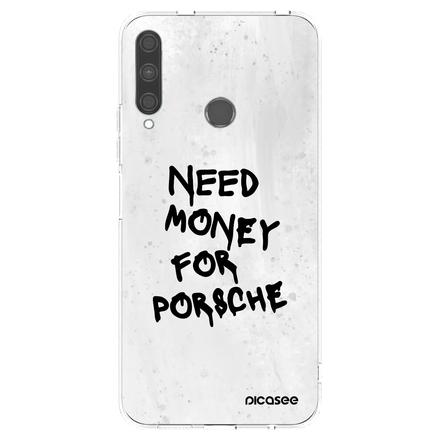 Picasee silikonski prozorni ovitek za Huawei P40 Lite E - White Dollar
