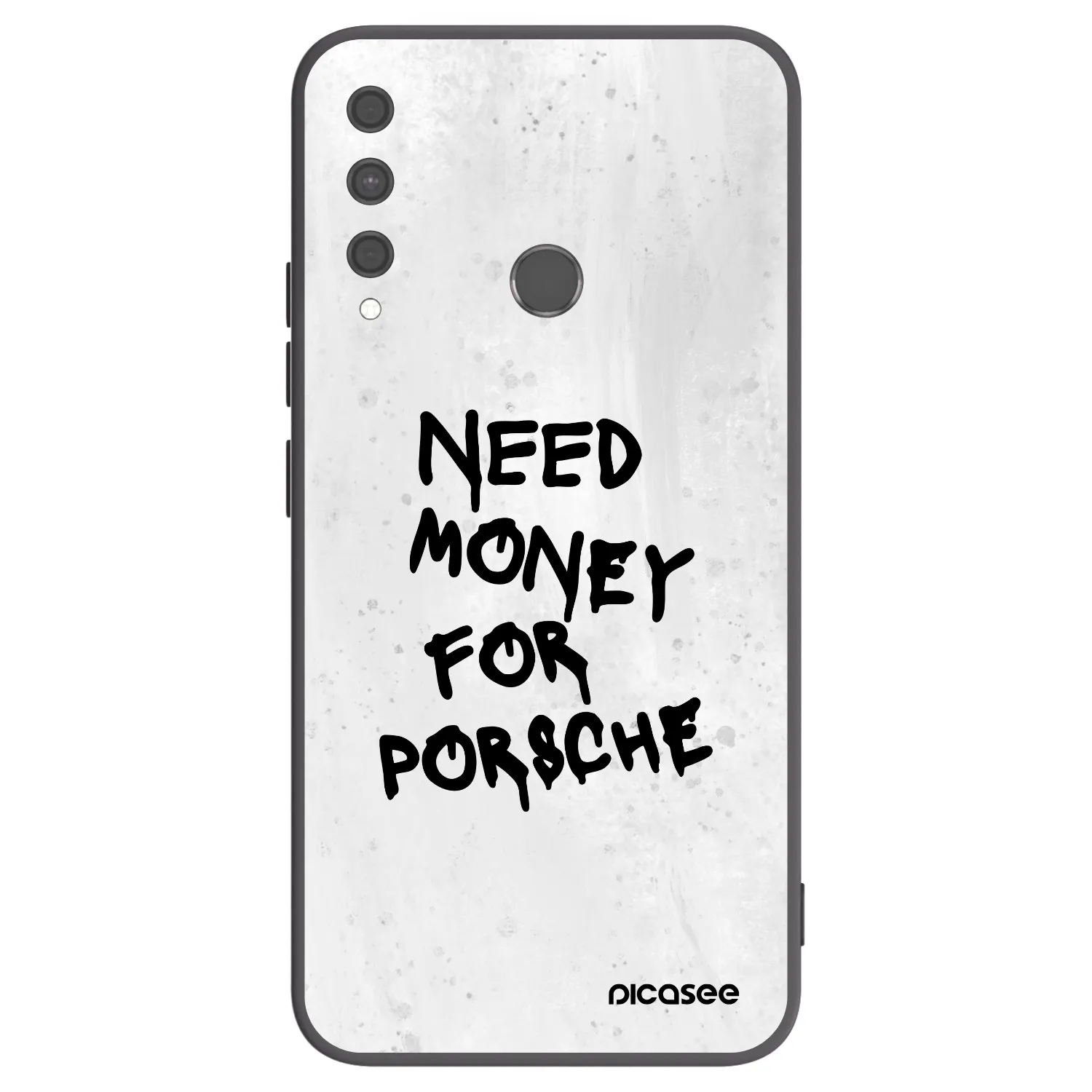 Picasee silikonski črni ovitek za Huawei P40 Lite E - White Dollar