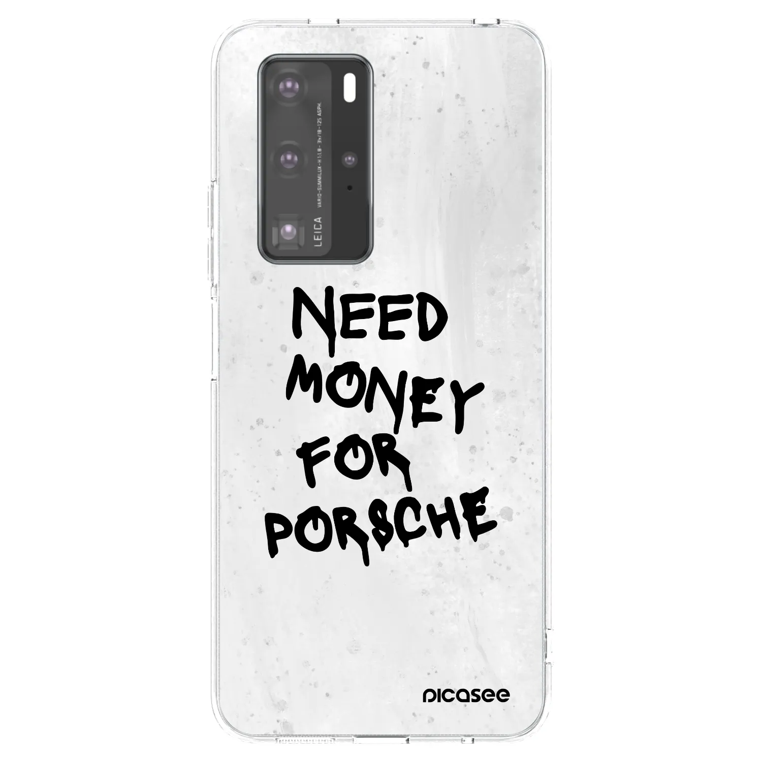 Picasee silikonski prozorni ovitek za Huawei P40 Pro - White Dollar