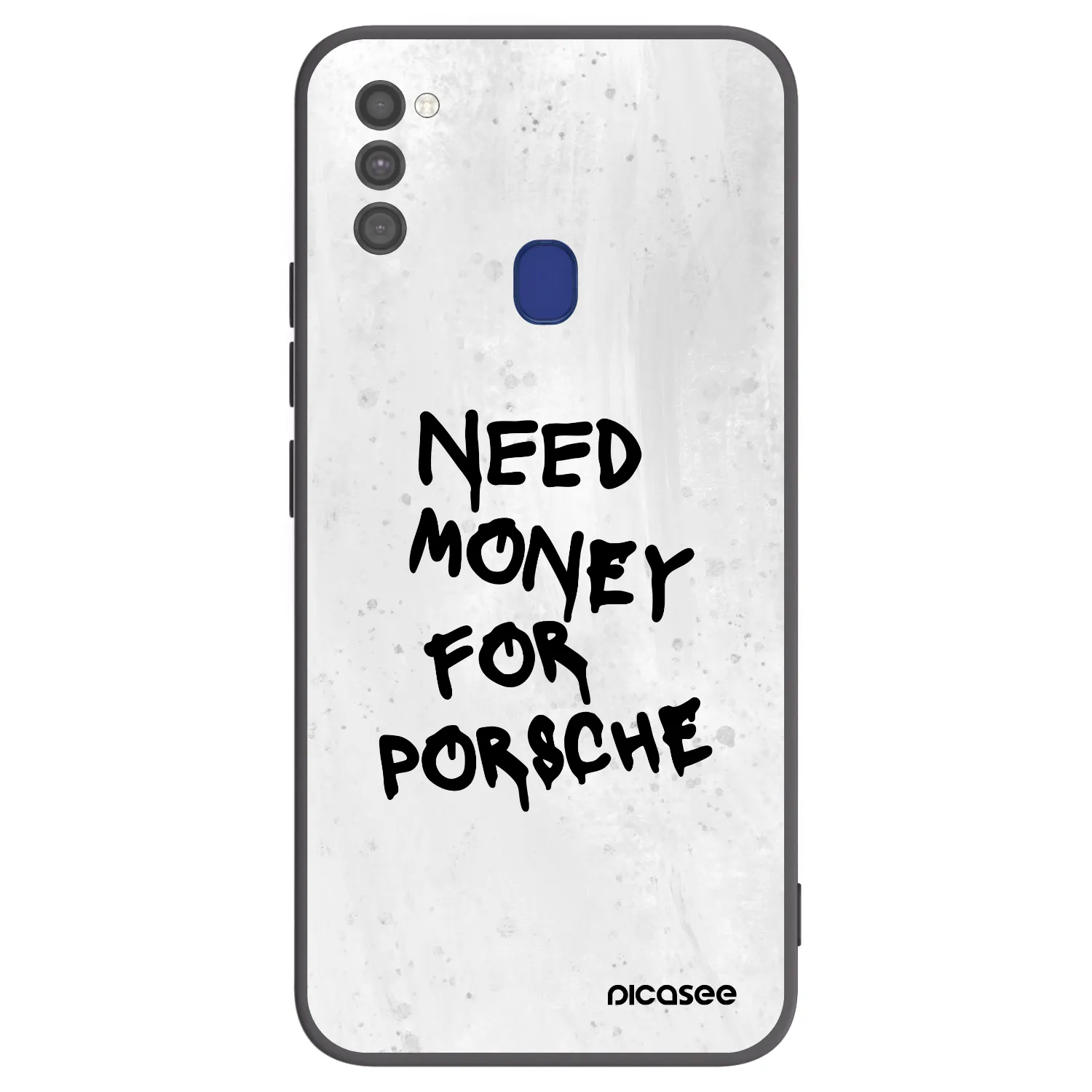 Picasee silikonski črni ovitek za Samsung Galaxy M21 M215F - White Dollar