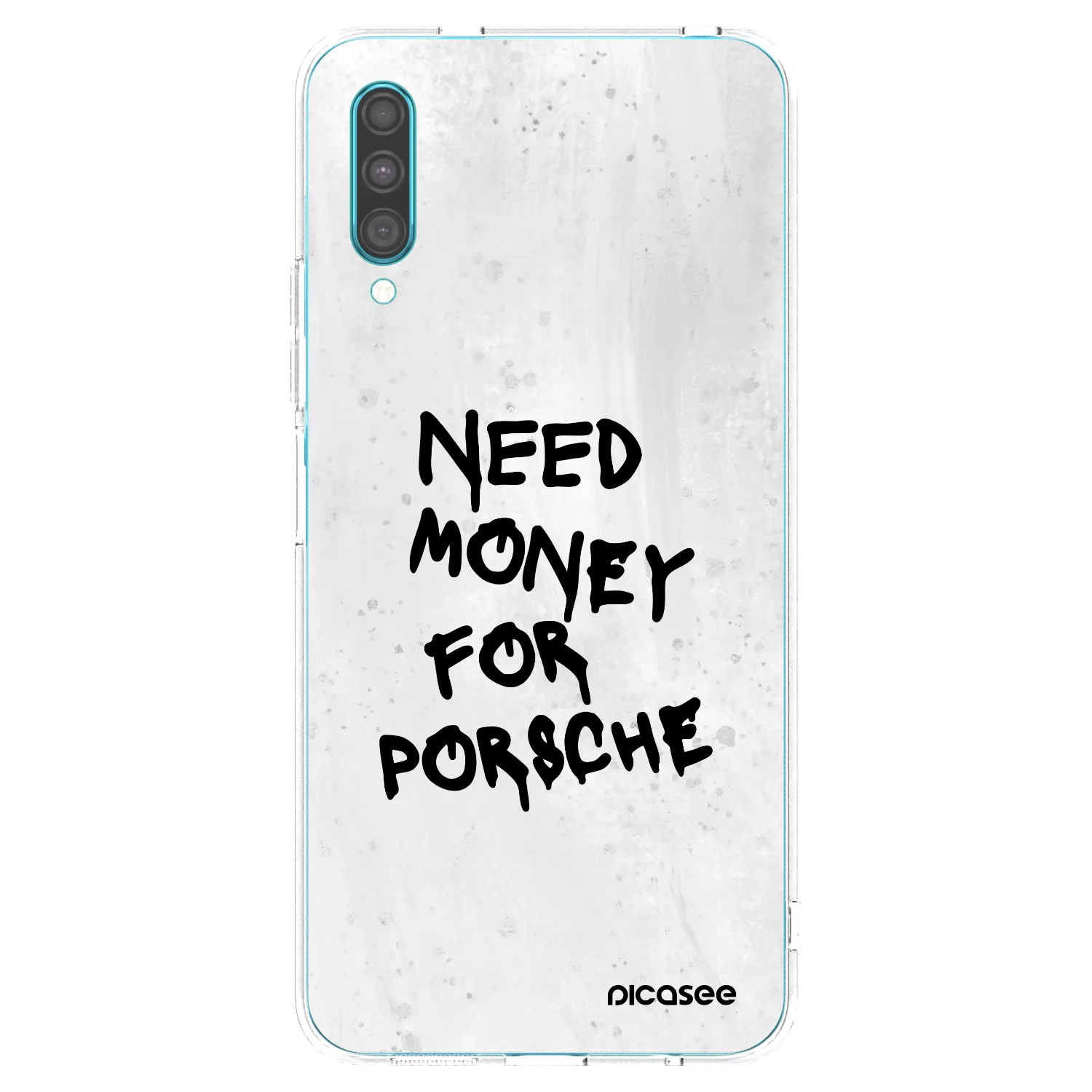 Picasee silikonski prozorni ovitek za Samsung Galaxy A30s A307F - White Dollar