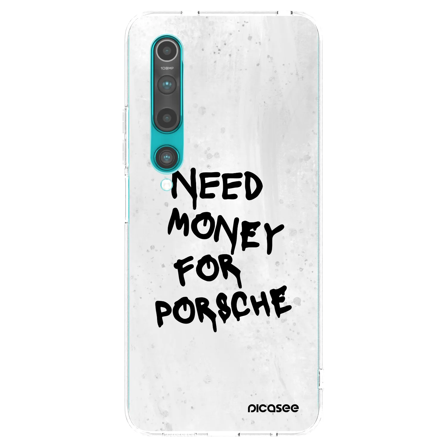Picasee silikonski prozorni ovitek za Xiaomi Mi 10 - White Dollar