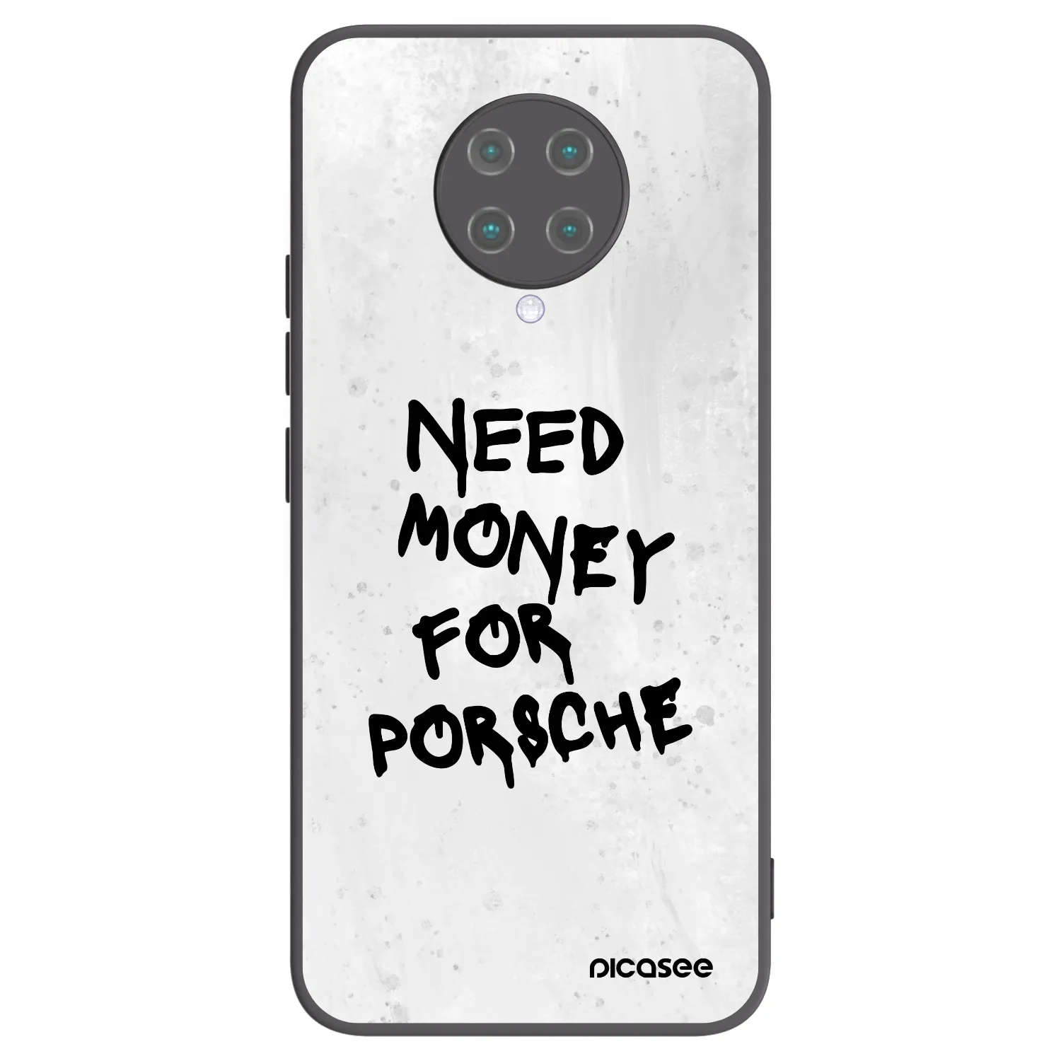 Picasee silikonski črni ovitek za Xiaomi Poco F2 Pro - White Dollar
