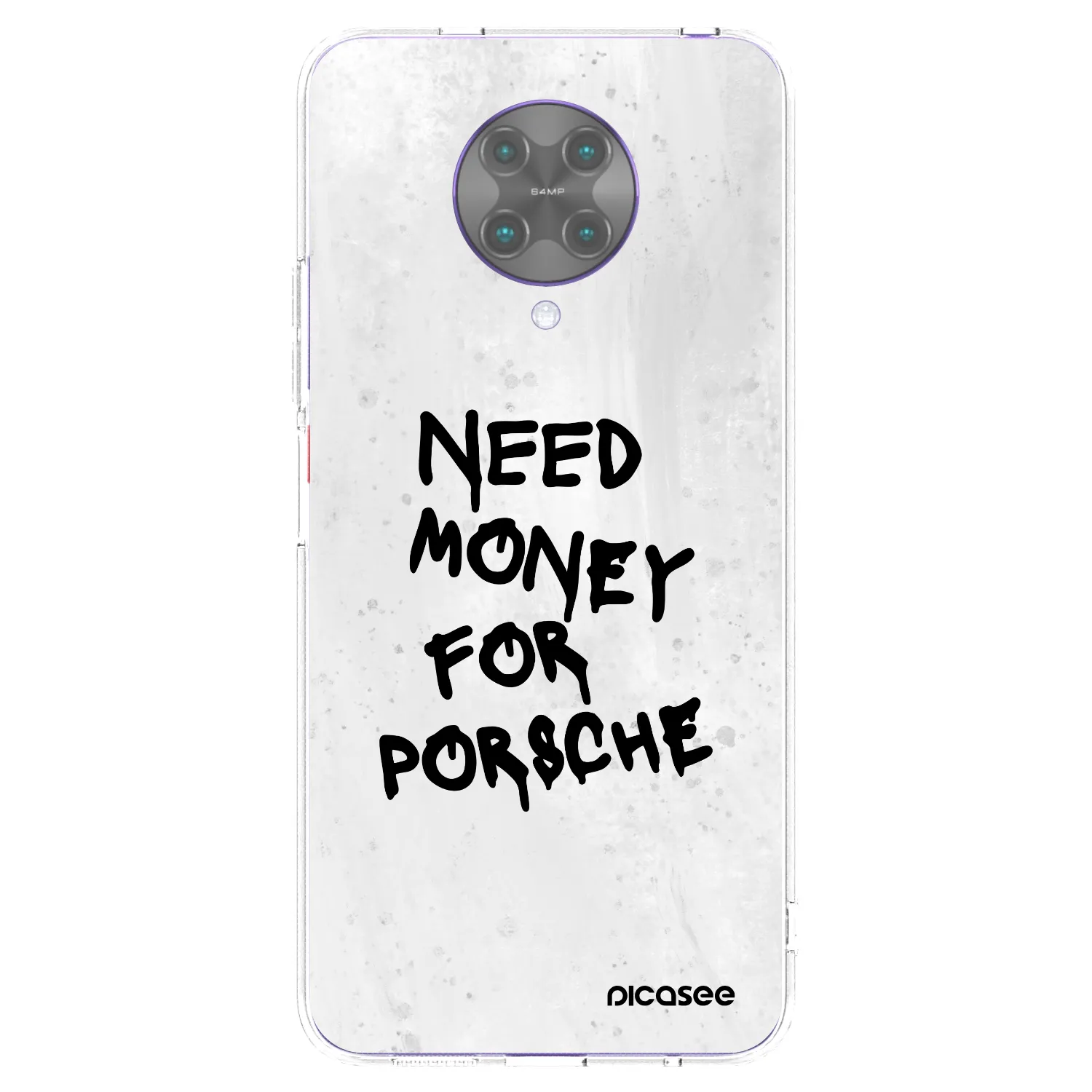 Picasee silikonski prozorni ovitek za Xiaomi Poco F2 Pro - White Dollar