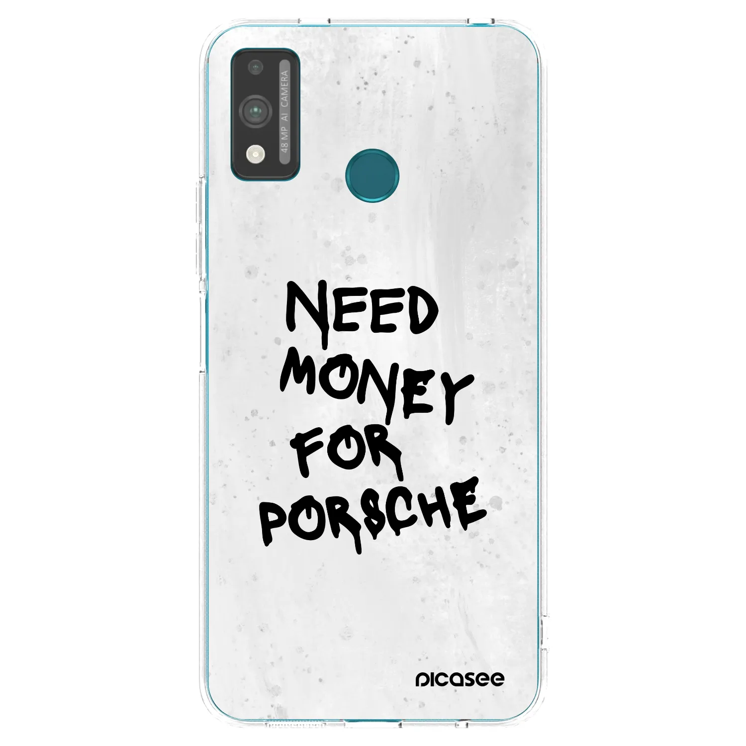 Picasee silikonski prozorni ovitek za Honor 9X Lite - White Dollar