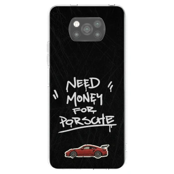 Picasee silikonski črni ovitek za Xiaomi Poco X3 - Dark Racer
