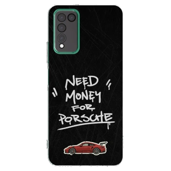 Picasee silikonski prozorni ovitek za Honor 10X Lite - Dark Racer