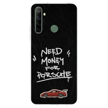 Picasee silikonski prozorni ovitek za Realme 6i - Dark Racer