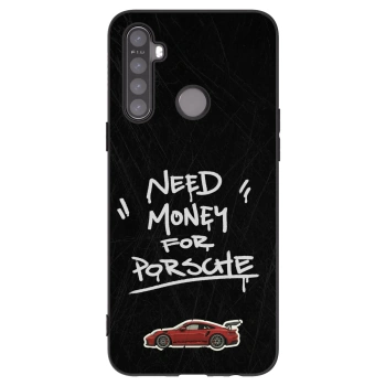 Picasee silikonski črni ovitek za Realme 5 - Dark Racer