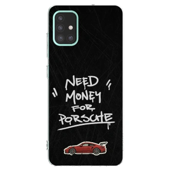 Picasee silikonski prozorni ovitek za Samsung Galaxy M31s - Dark Racer