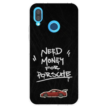 Picasee silikonski prozorni ovitek za Huawei P20 Lite - Dark Racer