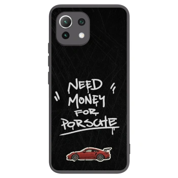 Picasee silikonski črni ovitek za Xiaomi Mi 11 Lite - Dark Racer