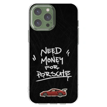 Picasee silikonski prozorni ovitek za Apple iPhone 13 Pro Max - Dark Racer