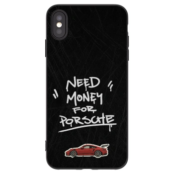 Picasee silikonski črni ovitek za Apple iPhone XS Max - Dark Racer