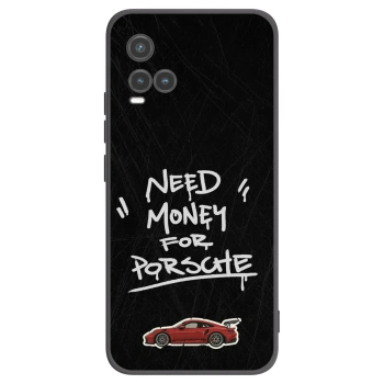 Picasee silikonski črni ovitek za Vivo Y33s - Dark Racer