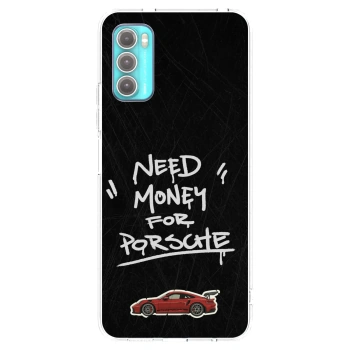 Picasee silikonski prozorni ovitek za Motorola Moto G60 - Dark Racer