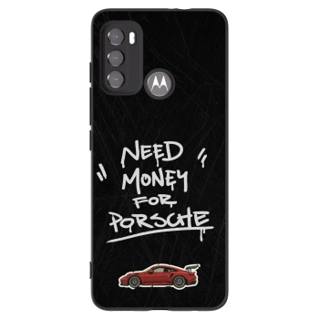 Picasee silikonski črni ovitek za Motorola Moto G60 - Dark Racer