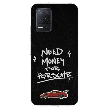 Picasee silikonski prozorni ovitek za Realme 8 5G - Dark Racer