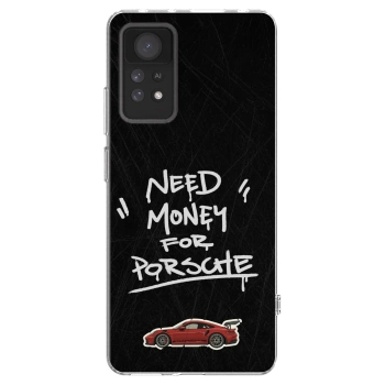 Picasee silikonski prozorni ovitek za Xiaomi Redmi Note 11 Pro 5G - Dark Racer
