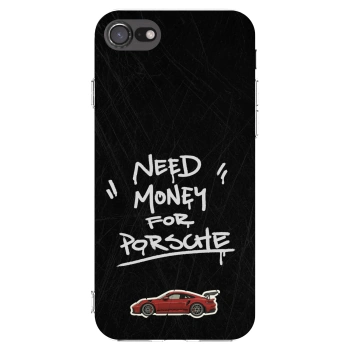 Picasee silikonski prozorni ovitek za Apple iPhone SE 2022 - Dark Racer