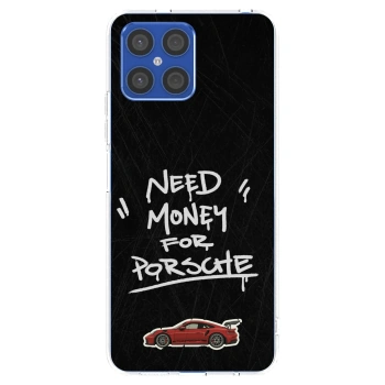 Picasee silikonski prozorni ovitek za Honor X8 4G - Dark Racer