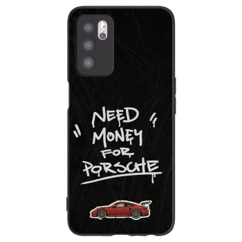 Picasee silikonski črni ovitek za OPPO A16s - Dark Racer