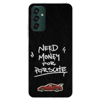 Picasee silikonski prozorni ovitek za Samsung Galaxy M13 M135F - Dark Racer