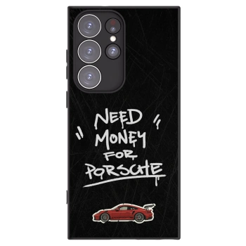 Picasee silikonski črni ovitek za Samsung Galaxy S23 Ultra 5G - Dark Racer