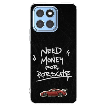 Picasee silikonski prozorni ovitek za Honor X8 5G - Dark Racer