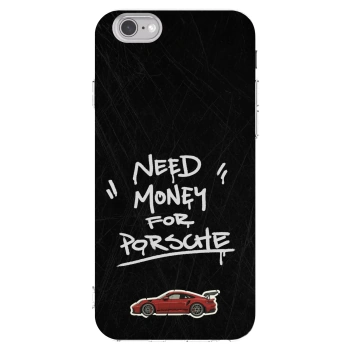 Picasee silikonski prozorni ovitek za Apple iPhone 6/6S - Dark Racer