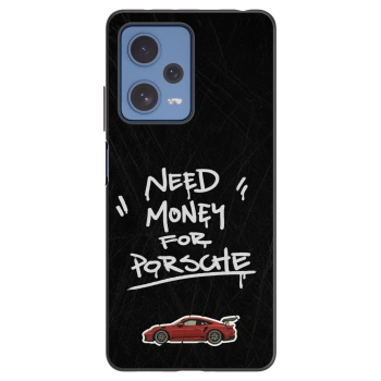 Picasee silikonski črni ovitek za Xiaomi Redmi Note 12 Pro 5G - Dark Racer