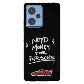 Picasee silikonski prozorni ovitek za Xiaomi Redmi Note 12 Pro 5G - Dark Racer