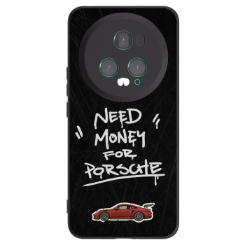 Picasee silikonski črni ovitek za Honor Magic5 Pro - Dark Racer