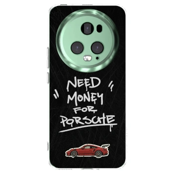 Picasee silikonski prozorni ovitek za Honor Magic5 Pro - Dark Racer