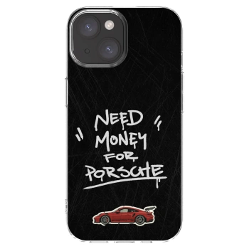 Picasee silikonski prozorni ovitek za Apple iPhone 15 - Dark Racer