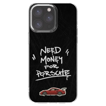 Picasee silikonski prozorni ovitek za Apple iPhone 15 Pro Max - Dark Racer