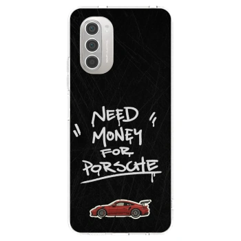 Picasee silikonski prozorni ovitek za Motorola Moto G51 - Dark Racer