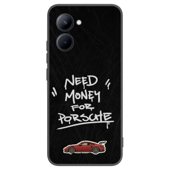 Picasee silikonski črni ovitek za Realme C33 (2023) - Dark Racer