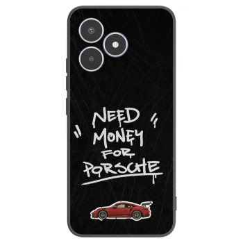 Picasee silikonski črni ovitek za Realme C53 - Dark Racer