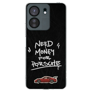 Picasee silikonski prozorni ovitek za Xiaomi Redmi 13C 4G - Dark Racer